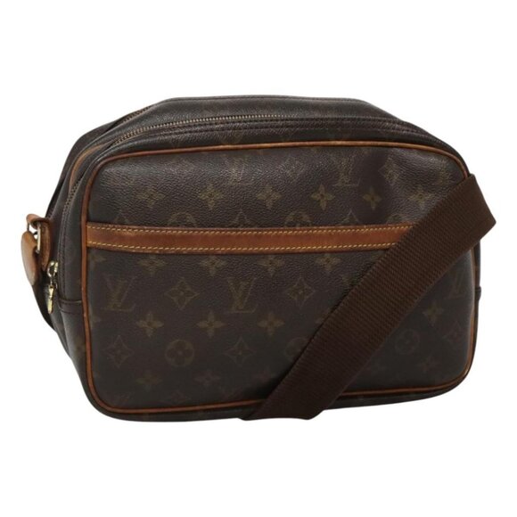 LOUIS VUITTON Monogram Reporter PM Shoulder Bag M45254 LV Auth BA052